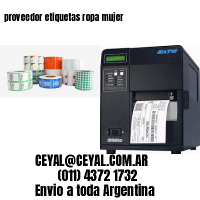 proveedor etiquetas ropa mujer