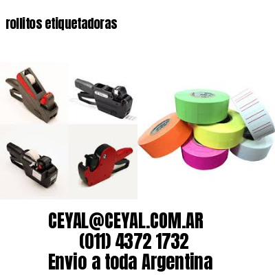rollitos etiquetadoras