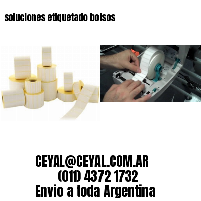 soluciones etiquetado bolsos