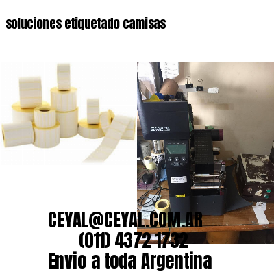 soluciones etiquetado camisas