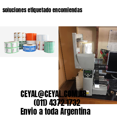soluciones etiquetado encomiendas