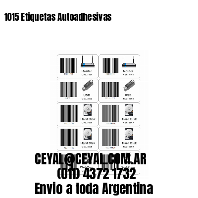 1015 Etiquetas Autoadhesivas
