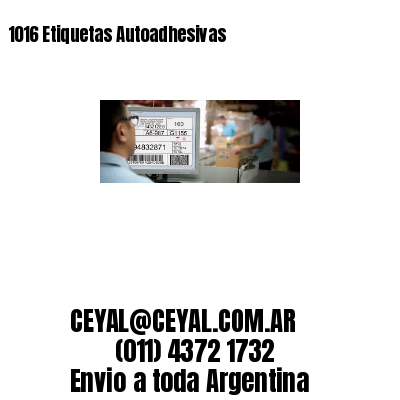 1016 Etiquetas Autoadhesivas