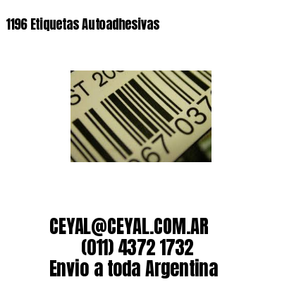 1196 Etiquetas Autoadhesivas 