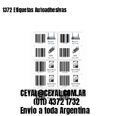 1372 Etiquetas Autoadhesivas 