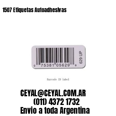 1507 Etiquetas Autoadhesivas 
