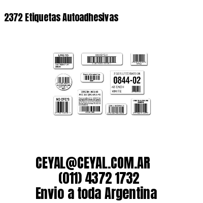 2372 Etiquetas Autoadhesivas