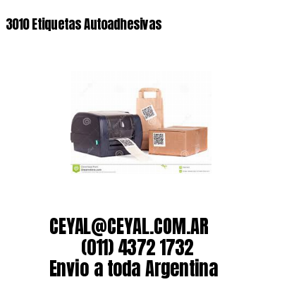 3010 Etiquetas Autoadhesivas