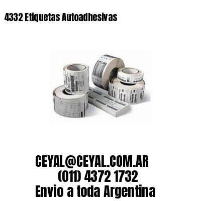 4332 Etiquetas Autoadhesivas