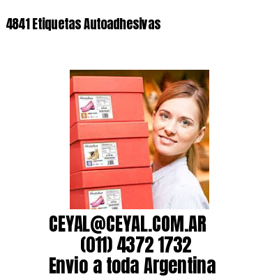 4841 Etiquetas Autoadhesivas 