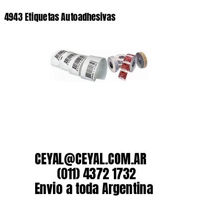 4943 Etiquetas Autoadhesivas