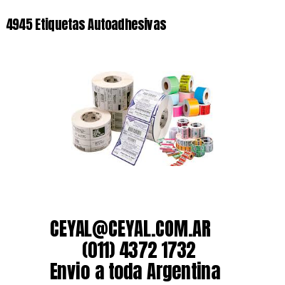 4945 Etiquetas Autoadhesivas