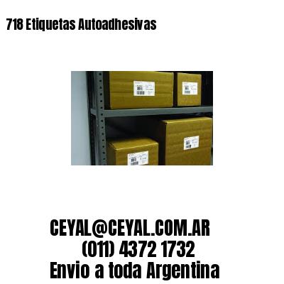 718 Etiquetas Autoadhesivas 