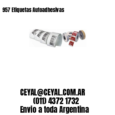 957 Etiquetas Autoadhesivas