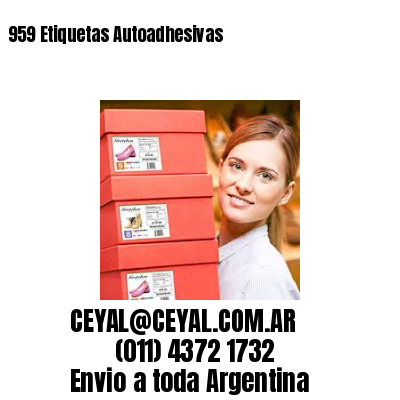959 Etiquetas Autoadhesivas
