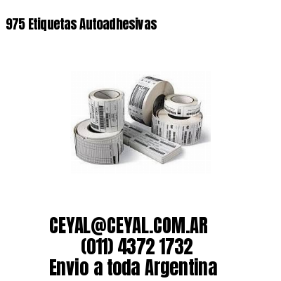 975 Etiquetas Autoadhesivas