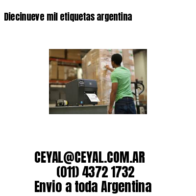 Diecinueve mil etiquetas argentina