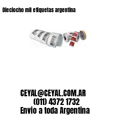 Dieciocho mil etiquetas argentina