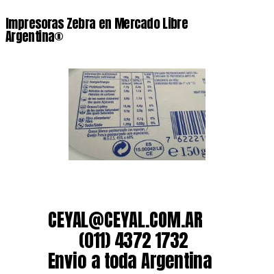 Impresoras Zebra en Mercado Libre Argentina®