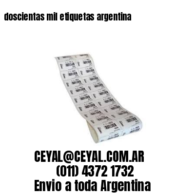 doscientas mil etiquetas argentina