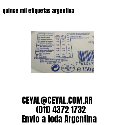 quince mil etiquetas argentina
