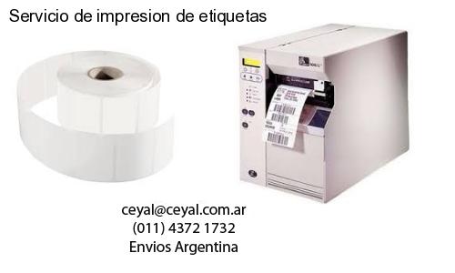 60 x 30 x 1000 etiquetas – Argentina