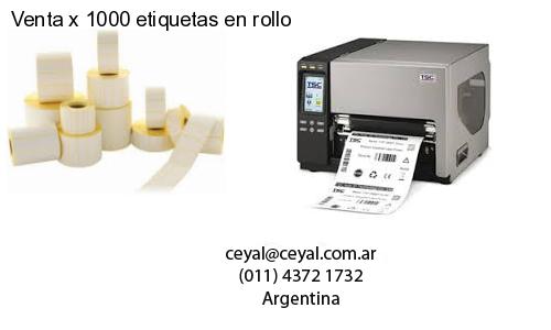 etiquetas en rollo 14 x 14