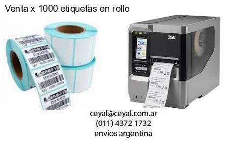 etiquetas en rollo 5 x 15