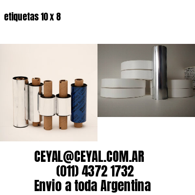 etiquetas 10 x 8