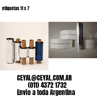 etiquetas 11 x 7