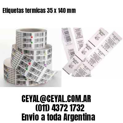 Etiquetas termicas 35 x 140 mm