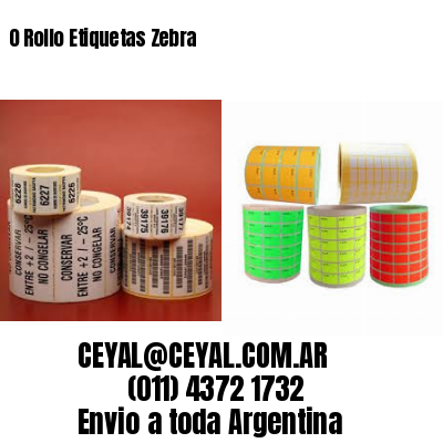 0 Rollo Etiquetas Zebra