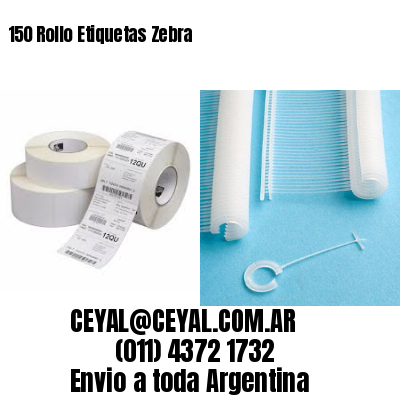 150 Rollo Etiquetas Zebra