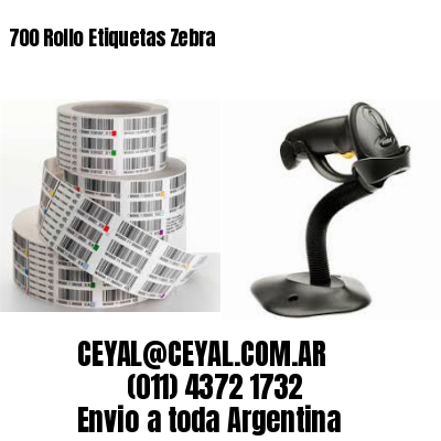 700 Rollo Etiquetas Zebra