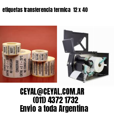 etiquetas transferencia termica  12 x 40
