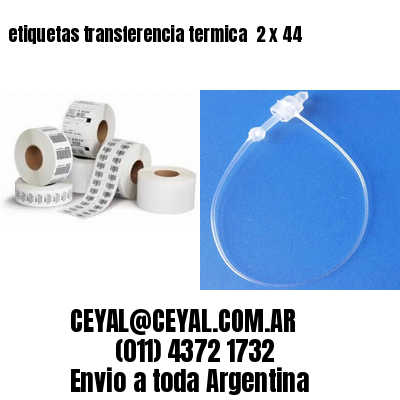 etiquetas transferencia termica  2 x 44