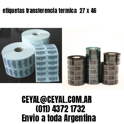 etiquetas transferencia termica  27 x 46