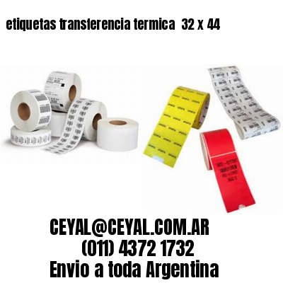 etiquetas transferencia termica  32 x 44