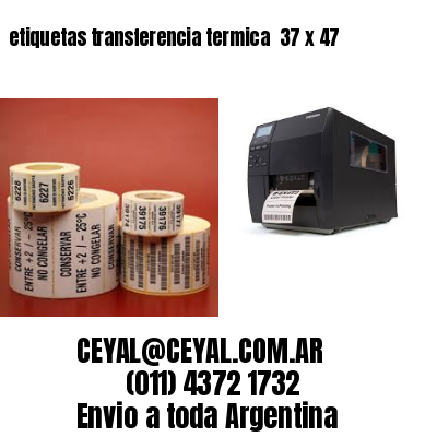 etiquetas transferencia termica  37 x 47