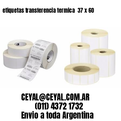 etiquetas transferencia termica  37 x 60