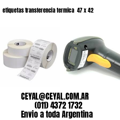 etiquetas transferencia termica  47 x 42