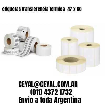 etiquetas transferencia termica  47 x 60