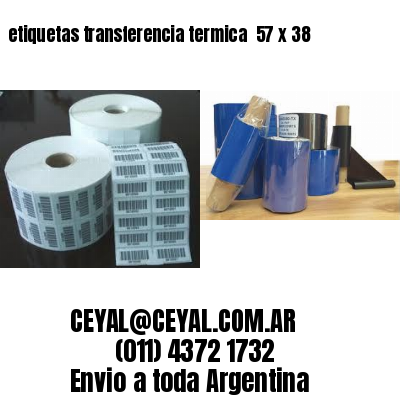 etiquetas transferencia termica  57 x 38