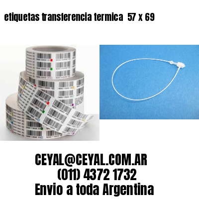 etiquetas transferencia termica  57 x 69