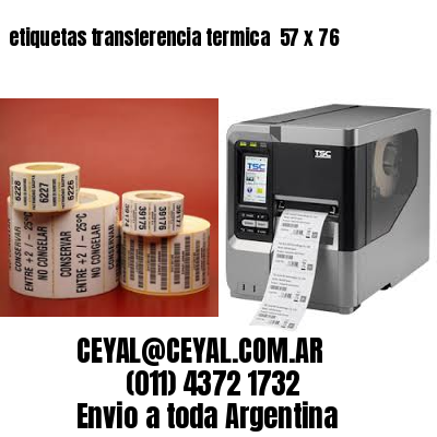 etiquetas transferencia termica  57 x 76