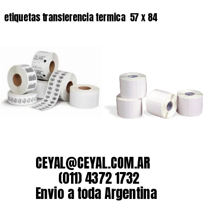 etiquetas transferencia termica  57 x 84