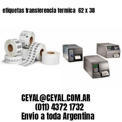 etiquetas transferencia termica  62 x 38