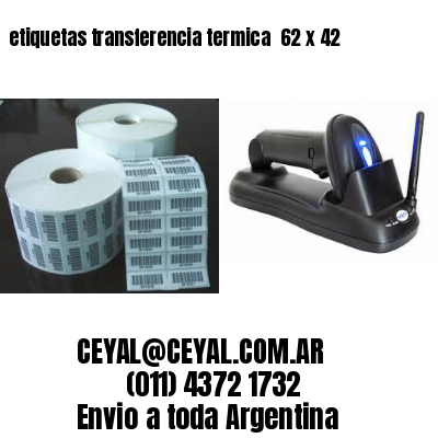 etiquetas transferencia termica  62 x 42