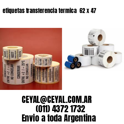 etiquetas transferencia termica  62 x 47