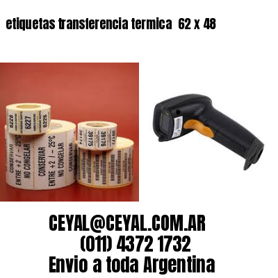 etiquetas transferencia termica  62 x 48
